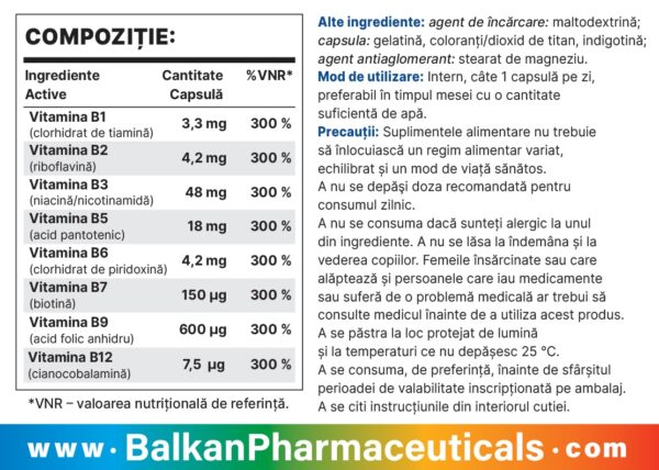 Balkan Pro Health B Complex FORTE