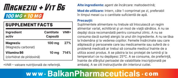 Balkan Pro Health Magnezium+Vit B6